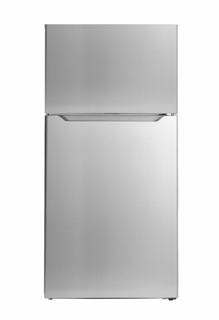 Danby 14.2 cu. ft. Apartment Size Fridge Top Mount in Stainless Steel